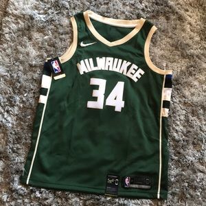 Men’s Large Milwaukee Antetokounmpo NBA Jersey NWT